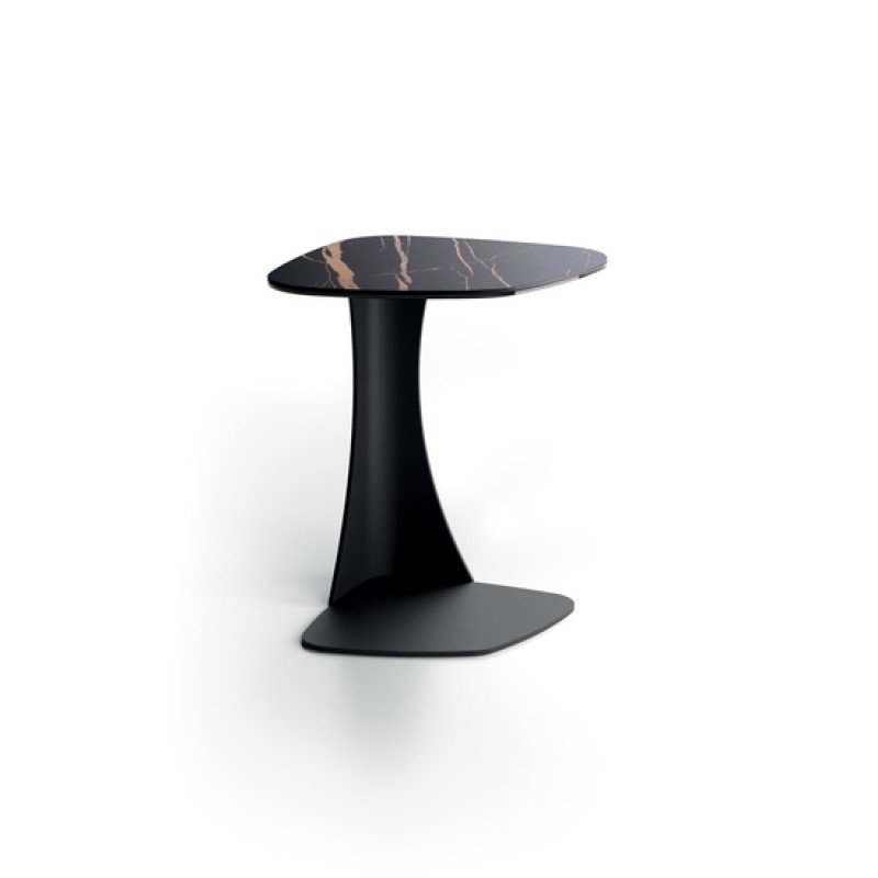 LONATO design kerámia lerakóasztal – 45 cm - fekete