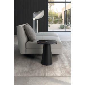 TRENTO design kerámia lerakóasztal – fekete