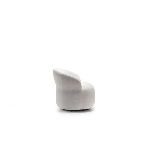 SIRMIONE design bouclé forgófotel – szürke