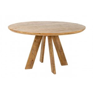 ART WOOD kerek tömör mangófa étkezőasztal - 120cm