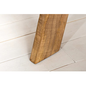 ART WOOD kerek tömör mangófa étkezőasztal - 140cm