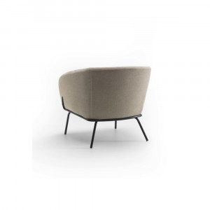 SARZANA design bársony fotel – beige
