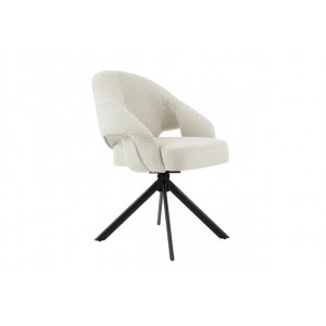 BELLAGIO modern forgatható étkezőszék- beige/fekete