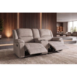 HOLLYWOOD kétszemélyes mozifotel relax funkcióval - 185cm - pezsgőbeige Ülőbútor