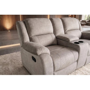 HOLLYWOOD kétszemélyes mozifotel relax funkcióval - 185cm - pezsgőbeige