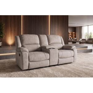 HOLLYWOOD kétszemélyes mozifotel relax funkcióval - 185cm - pezsgőbeige