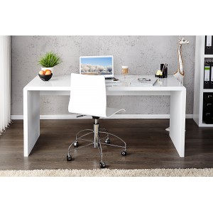 FAST TRADE modern íróasztal 120 cm - fehér INVICTA