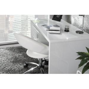 FAST TRADE modern íróasztal 120 cm - fehér