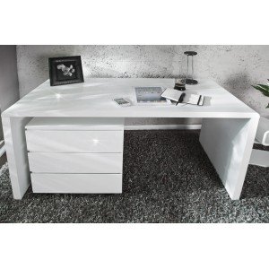 FAST TRADE modern íróasztal 120 cm - fehér