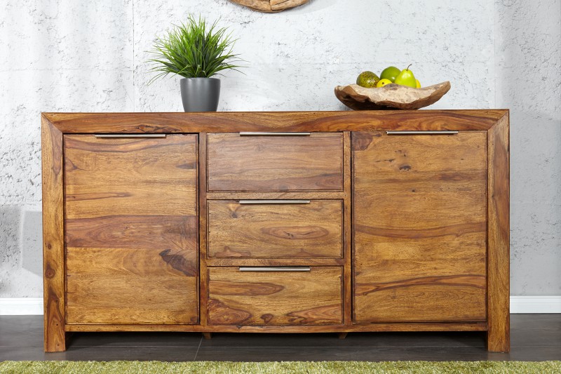 LAGOS tömör rózsafa komód / tálalószekrény