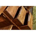 LAGOS tömör rózsafa komód / tálalószekrény