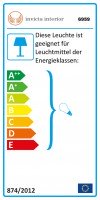MIA - asztali lámpa - fekete