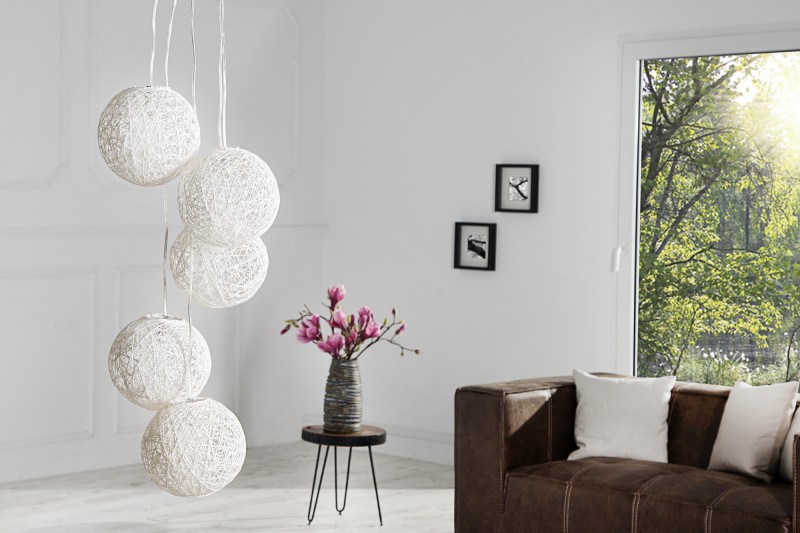 COCOON WHITE 5 - design függőlámpa