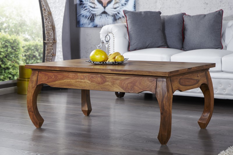 OPIUM tömör rózsafa dohányzóasztal 110cm