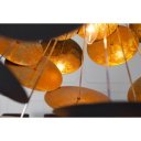 INFINITY - design függőlámpa - fekete/arany