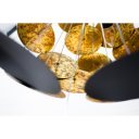 INFINITY - design függőlámpa - fekete/arany