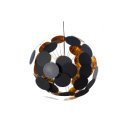 INFINITY - design függőlámpa - fekete/arany