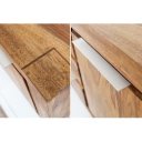 MAURA NATUR tömör rózsafa komód