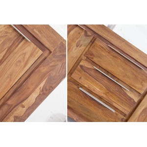 MAURA NATUR tömör rózsafa komód