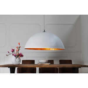 GLOW XL - design függőlámpa - fehér/arany Függőlámpák