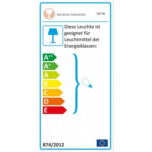 GLOW XL - design függőlámpa - fehér/arany