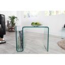 MAGAZINE üveg dohányzóasztal