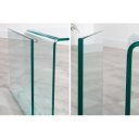 MAGAZINE üveg dohányzóasztal