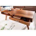 MALMÖ tömör rózsafa dohányzóasztal