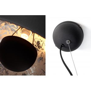 STUDIO - modern függőlámpa - fekete/ezüst