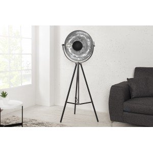 STUDIO - design állólámpa - fekete / ezüst