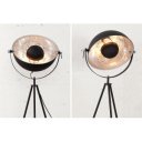 STUDIO S - design állólámpa - fekete / ezüst