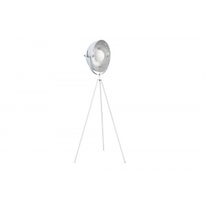 STUDIO S - design állólámpa - fehér / ezüst