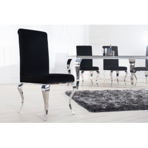 MODERN BAROCK design szék - fekete INVICTA