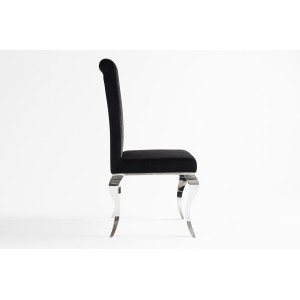MODERN BAROCK design szék - fekete