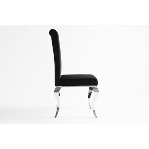 MODERN BAROCK design szék - fekete
