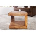 MAURA S tömör rózsafa dohányzóasztal