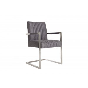 ASTON design szék - vintage szürke