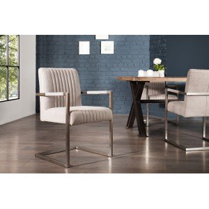 ASTON design szék - világosszürke INVICTA