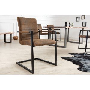 IMPERIAL design szék - antik coffee INVICTA