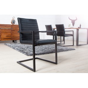 IMPERIAL modern szék - antik fekete INVICTA