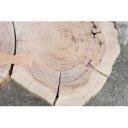 GOA II natur tömör akácfa dohányzóasztal