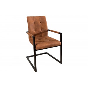 OXFORD karfás design szék - antik coffee
