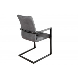 OXFORD karfás design szék - szürke