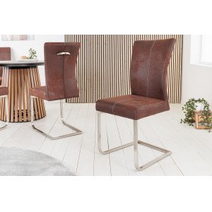 SAMSON design szék- coffe INVICTA