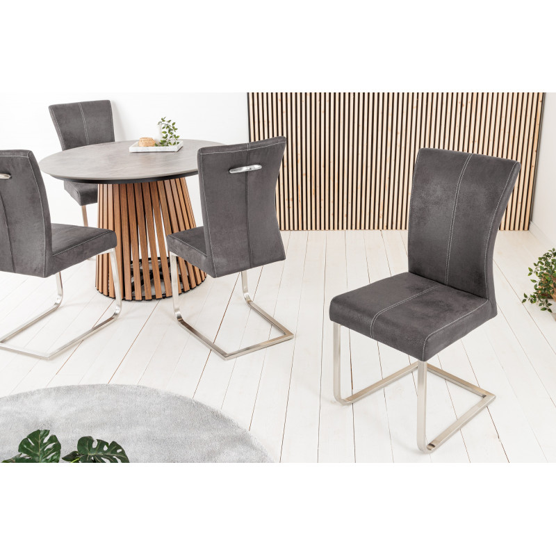 SAMSON design szék- vintage szürke