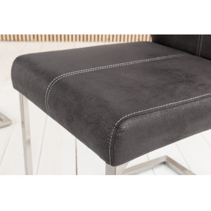 SAMSON design szék- vintage szürke