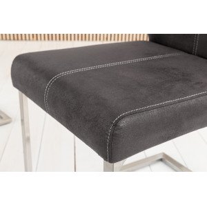 SAMSON design szék- vintage szürke