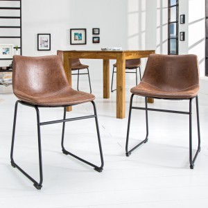 DJANGO design szék - barna