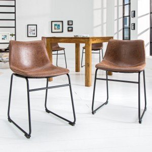 DJANGO design szék - barna