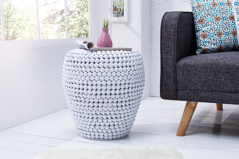 PEARLS asztal- fehér 50cm